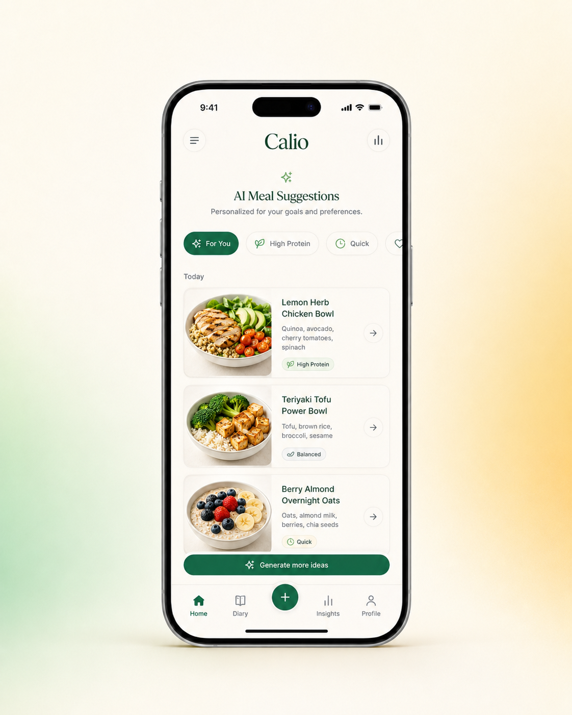 Meal ideas